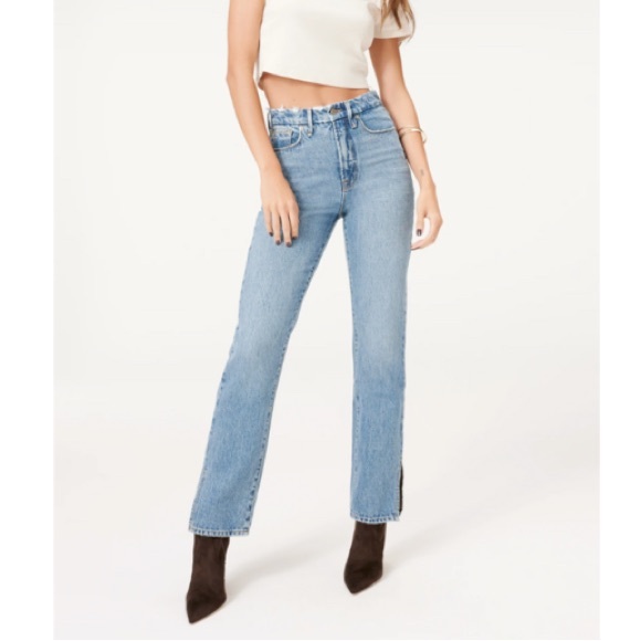Good American Denim - Good American Light Blue High Rise Jeans